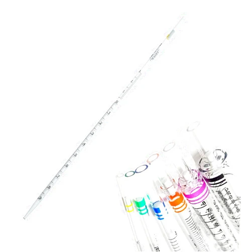 Scienfocus lab Serological Pipettes - 1ml Serological Pipettes/Yellow， Individually Wrapped (Case of 100)