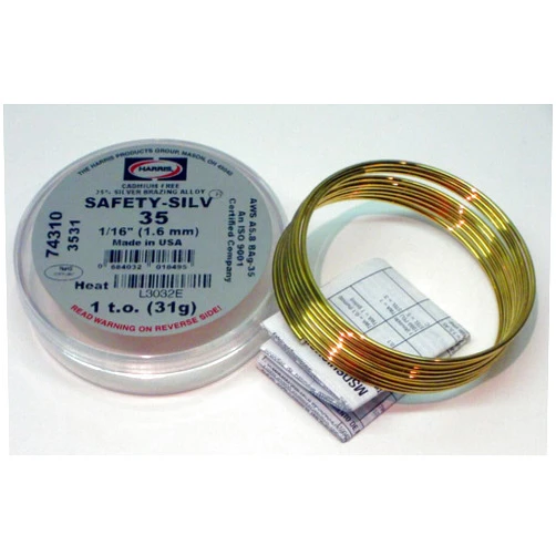 DaSeis 74310 Harris Safety-Silv 35 35% Silver Solder Brazing Alloy 1 Troy Ounce