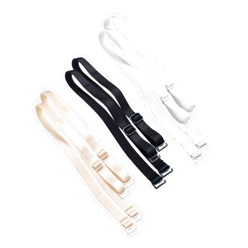 FADTOP 3 Pairs Bra Straps Adjustable Shoulder Bra Straps Replacement 12mm 15mm 18mm Width Optional
