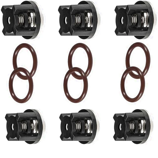 Generic AR1828 Water Pump Check Valves Kit Replacement for Annovi Reverberi 18mm XR RK RKA RKV 70-0179, 18mm, New Valves & O-Rings AR1828 Water Kit, Black, TZ1828