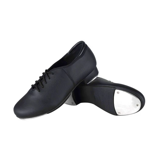 Dynadans Manmade Leather Lace Up Tap Shoe Dance Shoes for Women and Men's Dance Shoes