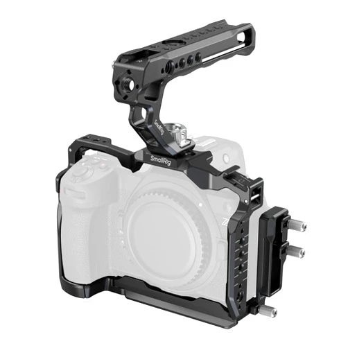 SmallRig Z6 III Camera Cage Kit for Nikon Z6 III, with Top Handle and Cable Clamp, Aluminum Alloy Camera Full Cage Kit with Anti-Twist Design, Built-in Quick Release Plate for Arca-Swiss - 4520