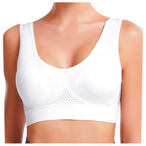 Wisgofre Sports Bras for Women Stretchy Air Yoga Bras for Women Seamless High Support Bra for Women Workout Activewear Bra