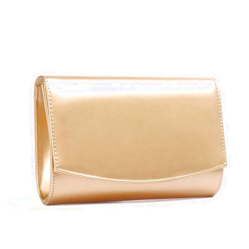 WALLYN'S Women Patent Leather Wallets Fashion Clutch Purses, Evening Bag Handbag Solid Color | Fashion