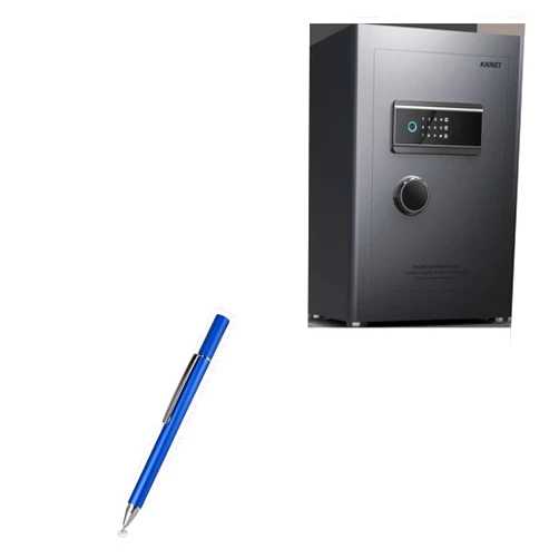 BoxWave Stylus Pen Compatible with KAPUCI Fingerprint Safe Box 2.7 Cuft - FineTouch Capacitive Stylus, Super Precise Stylus Pen - Lunar Blue
