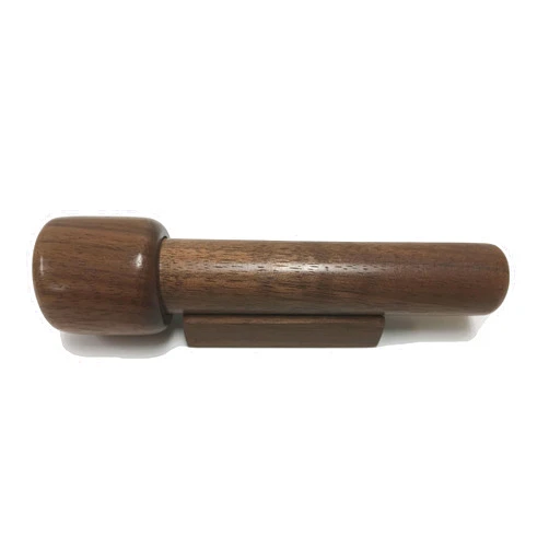 N & J Kaleidoscope in Solid Walnut Wood, 5 1/2 Inch Barrel, Separate Beaded Turning Chamber. Handcrafted in The U S A !