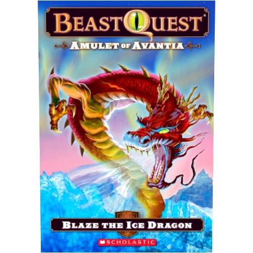 By Adam Blade (Author) Amulet Of Avantia: Blaze The Ice Dragon (Turtleback School & Library Binding Edition)
