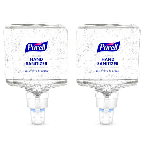 PURELL Advanced Hand Sanitizer Gel, Clean Scent, 1200 mL Refill for PURELL ES8 Automatic Hand Sanitizer Dispenser (Pack of 2) - 7763-02