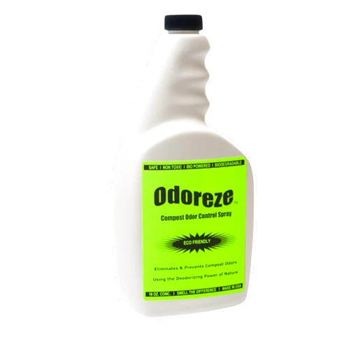 ODOREZE Natural Probiotic Compost Smell Eliminator Spray: 16 oz. Concentrate Makes 64 Gallons to Stop Composting Stench