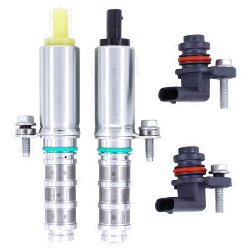 MOTOKU VVT Intake & Exhaust Camshaft Position Solenoid Timing actuator Control Valve and Sensor Kit for Chevy Malibu Impala Colorado Camaro Cadillac CTS CT6 ATS Buick Regal Envision GMC Canyon Acadia