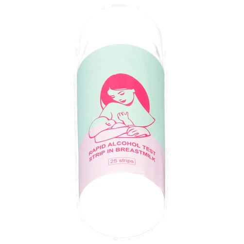 VGEBY Breastmilk Alcohol Test Strips, 25pcs Breastmilk Test Strips Accurate Fast Breastmilk Detect Strips with Bottle for Mother