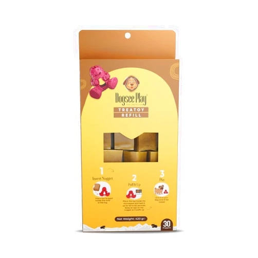 Dogsee Play Treatoy Refill Pack (30 Pcs) 420g/14.7oz | Toys for Dogs | Himalayan Cheese Bars