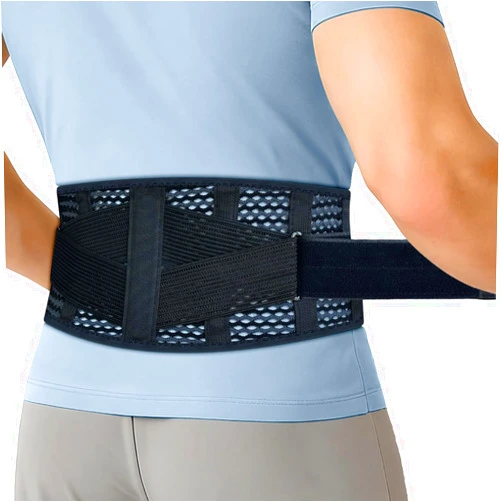 DeepLibral Breathable Back Brace for Lower Back Pain Relief – Lightweight 3D Air-Mesh Lumbar Support Belt with Dual-Adjust Pulley System – Ventilated Low-Profile Design for Sciatica, Herniated Disc, Driving & All-Day Wear