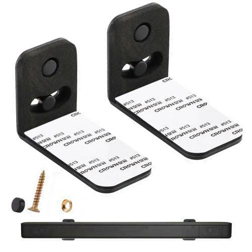 Generic WISDING Universal Soundbar Mount Bracket Floating Wall Shelf for Samsung,JBL,Sony, LG,Bose,Roku,Polk Audio,Vizio,Roku,Onn & Other Brands Soundbar Mount Bracket, Sound Bar Wall Mount Shelf Under TV