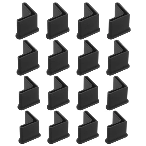 uxcell 16Pcs L Shape Leg Pads, 1.18