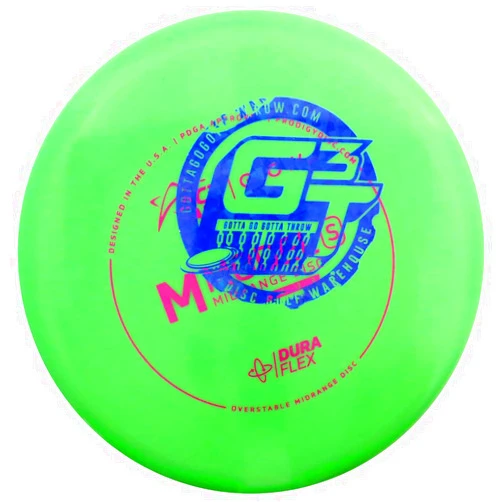 Prodigy Discs Factory Second Ace Line Glow DuraFlex M Model S Midrange Golf Disc [Colors and Hot Stamps Will Vary] - 177-180g