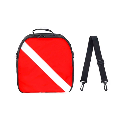 JUSTOOP Scuba Regulator Bag, Diving Regulator Protective Bags with Double Lockable Zippers Carry on Bag for Dive Regulator with Adjustable Shoulder Strap
