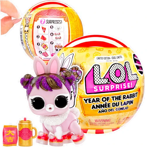 L.O.L. Surprise! Year of The Rabbit Doll Good Luck Bunny- with Collectible Doll, 7 Surprises, Limited Edition Doll, Accessories, Pet, Lunar New Year Theme- Great Gift for Girls Age 4+