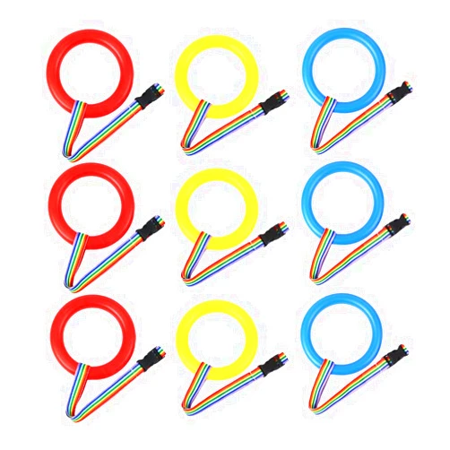Toyvian 9pcs Children Safety Walking Rope Kindergarten Rope Line Adjustable Walking for Kids up to 12, Ring Short Children Safety Nursery Daycare
