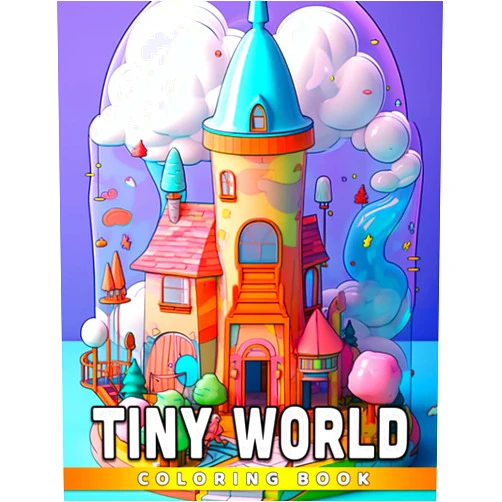 By Bryan Bowman (Author) Tiny World Coloring Book: Adorable Hidden Homes And Amazing Illustrations For Adults | Adorable Gifts Ideas For All Ages