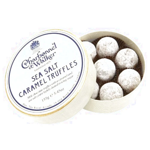 Charbonnel et Walker - Milk Sea Salt Caramel Truffles 4.2 oz by Charbonnel et Walker