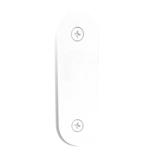 ALLICAVER Doorbell Blanking Plate Cover, Metal Doorbell Button Location Cover Plate, Doorbell Chime Cover, Door Bell Cover for Wall Inside, Cover the Hole From Your Old Doorbell Button (White)