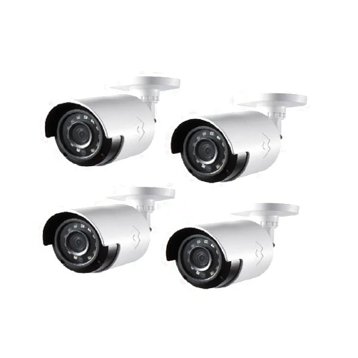 Lorex LBV2531 1080p HD Indoor/Outdoor Analog Bullet Security Camera with 130ft Night Vision, IP66, Camera Only, White, 4-Pack (M. (LBV2531W-4PK) (Renewed)
