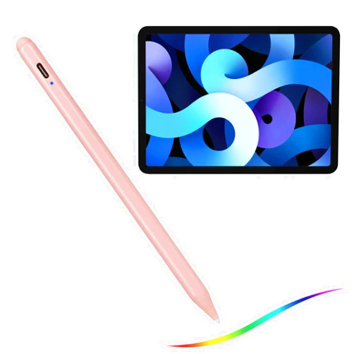 Bbata iPad Air 5th Generation Pencil Apple iPad Pen 9th Generation with Palm Rejection Active Stylus Pen for iPad Air 5th/4th,iPad Pro 12.9/11 Inch,iPad 10th/9th/8th/7th/6th,iPad Mini 6 Pencil Pink