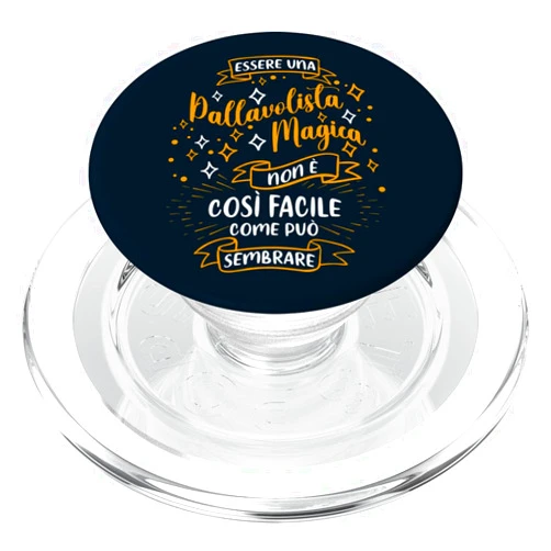 Idee Regali Pallavolista Pallavolo Femmina Donna Pallavolista Magica Regalo Pallavolista Pallavolo Ragazza PopSockets MagSafe PopGrip for iPhone