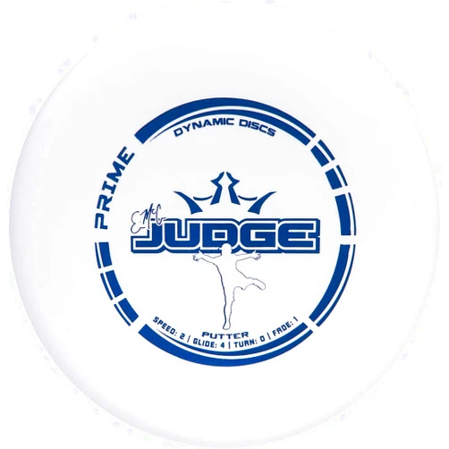 D·D DYNAMIC DISCS Dynamic Discs Prime EMAC Judge Putter Golf Disc [Colors May Vary] - 173-176g