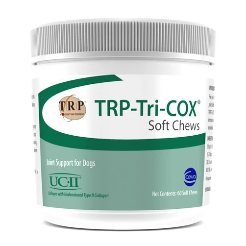 CEVA Animal Health TRP-Tri-COX Soft Chews - Joint Support For Dogs (60 Count)