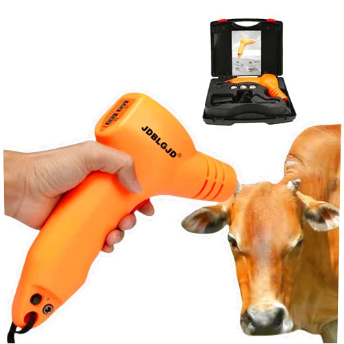 JDBLGJD Electric Dehorner for Cattle, Dehorner for Goats，Electric Dehorner Fast Heating Cattle Lamb Farm Dehorning Tool for Calf Goat Cattle- Safe and Efficient Horn Removal(US Plug)