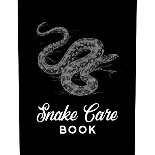 Chantal M. McCallister Snake Care Book: A Reptile Care and Feeding Log - Keep Your Pet Healthy by Keeping Careful Track of All Important Details - Snake Design with Black Cover