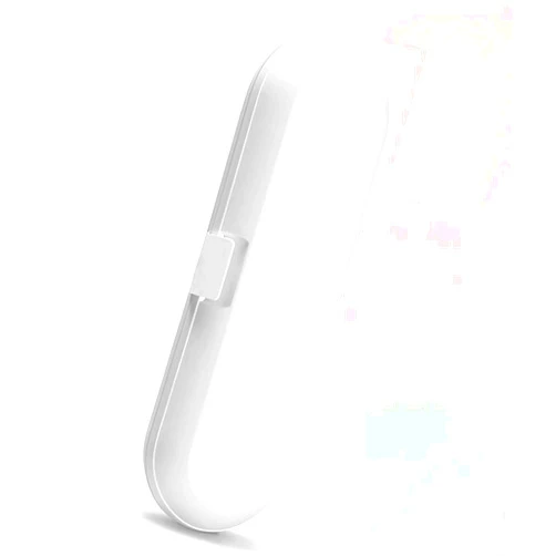 GIAVGIAV Electric Toothbrush Travel Case for 7.5Inch Handle, Toothbrush Carrying Case, Portable Brush Plastic Container Holder, Storage Box for Business Trips, Camping (White)