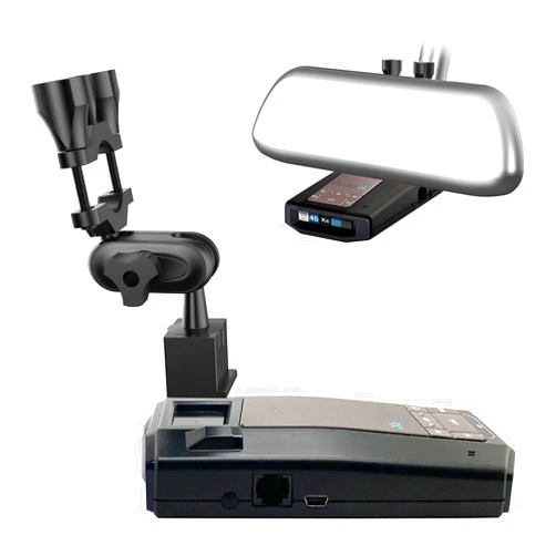SDSACZMU Car Rearview Mirror Stem Radar Detector Mount,for Escort Max360c Max 3 IX IXc Redline EX Beltronics Cobra DualPro GT 360 Radar Models, w/EZ Magnet Connection