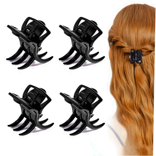 Morhom 6 PCS Medium Size Hair Claw Clips + 4 PCS Big Size Hair Claw Clips
