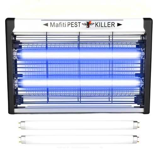 mafiti Bug Zapper Fly Traps Indoor Electric Mosquito Zapper Fly Killer Gnats Fruit Trap for Home Restaurants Kitchen Garden with 2 Replacement Bulbs Black