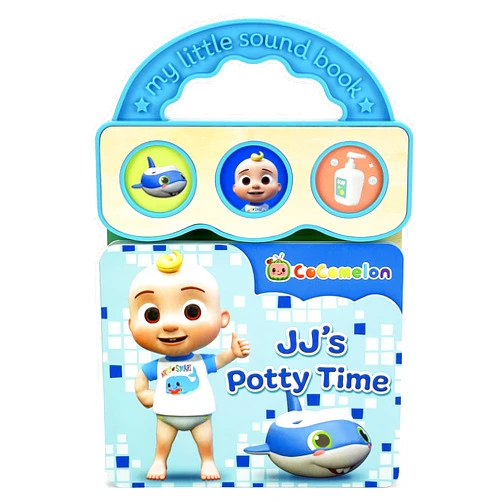 By Scarlett Wing (Author), Cottage Door Press (Editor) Cocomelon JJ's Potty Time 3-Button Potty Training Sound Board Book