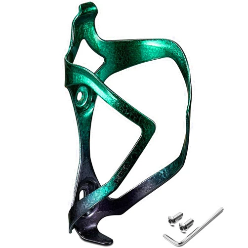 Corki Bike Water Bottle Holder Bicycle Cage for Mountain Road MTB Gravel Adult Bikes Cycling Universal Carrier Rack 1 Pack Aluminum Alloy Ultralight Kettle Drink Accessories Green