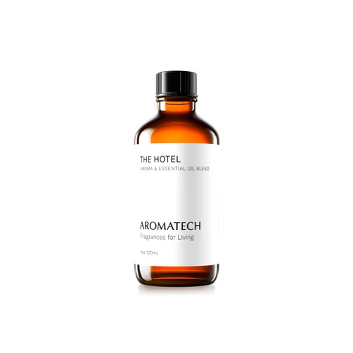 AromaTech The Hotel Aroma Essential Oil Blend: Luxury Hotel Inspired Aromatherapy with Lemon, Lavender, Peach & Pine for Ultrasonic Diffusers & Nebulizers - 4 fl oz, 120 mL