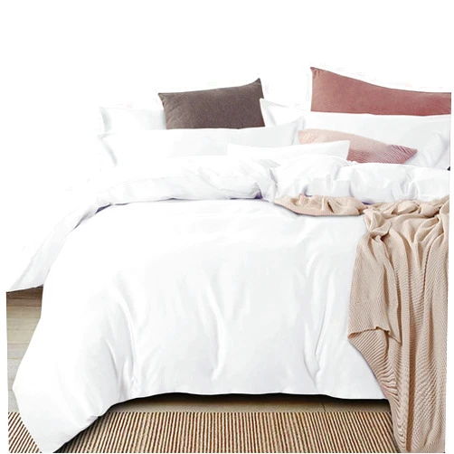 Essina Duvet Cover Set – 3Pcs King Duvet Cover Set - 950 Thread Count – Soft Cotton King Size Duvet Cover – Luxurious Egyptian Cotton Duvet Cover King – Majestic White
