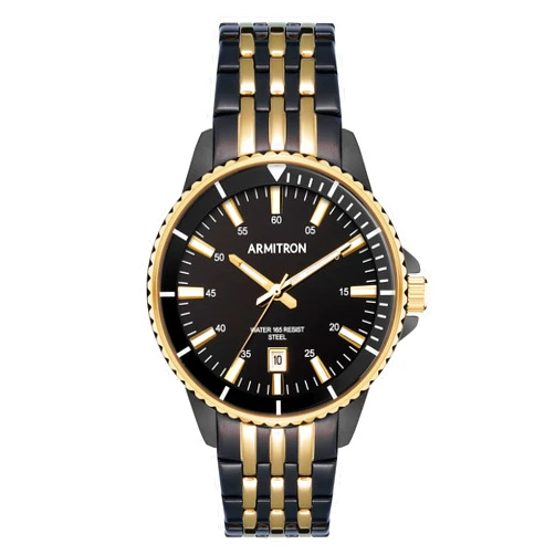 Armitron Men's Date Function Two-Tone Bracelet Watch, 20/5414