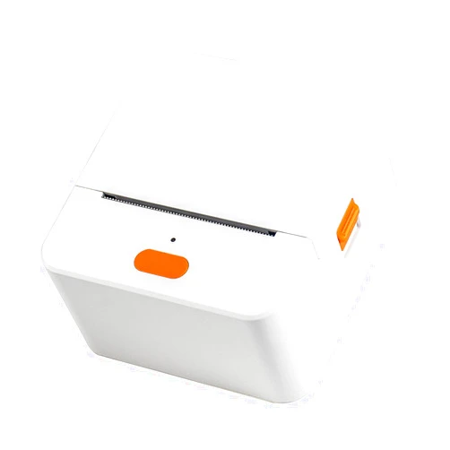 NETUM P58C Mini Label Printer- Portable Barcode Label Maker Printer Bluetooth Inkless Thermal Printer Compatible with Android iOS for Retail Barcode, Clothing, Small Business Home Office(White)