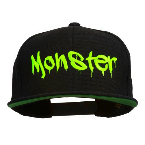 e4Hats.com Halloween Monster Embroidered Snapback Cap