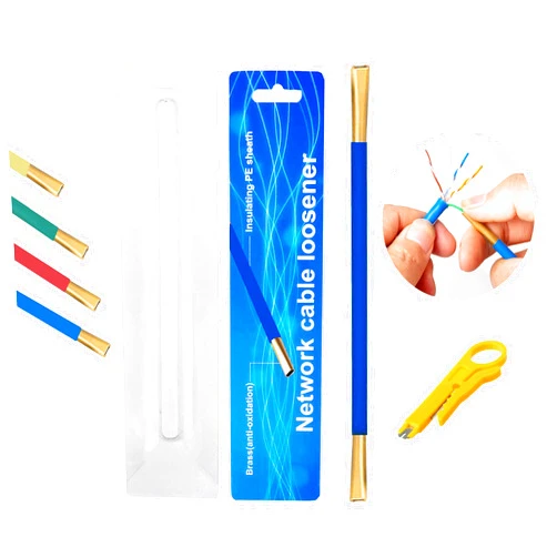 LIUJINCAN Cable Looser, Engineer Tools Twisted Wire Core Separator for CAT5/CAT6/CAT7 and Telephone Lines (BLUE)