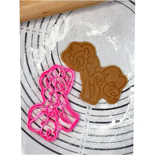 3D Kitchen Art Pinkie Pie Cookie Cutter & Mold Produced by 3D Kitchen Art