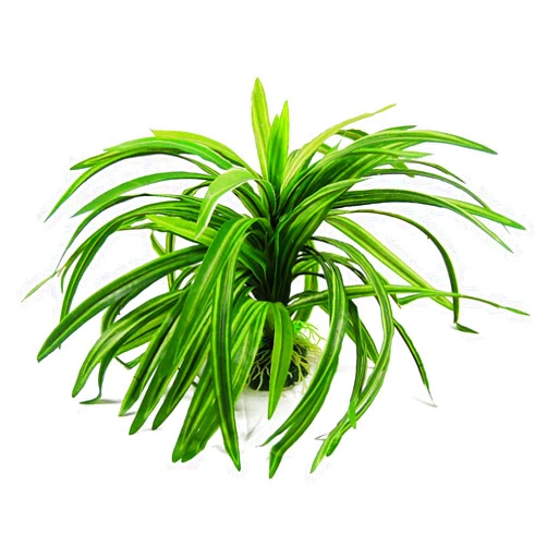CNZ Aquarium Decor Fish Tank Decoration Ornament Artificial Plastic Plant Green (9-inch Green)