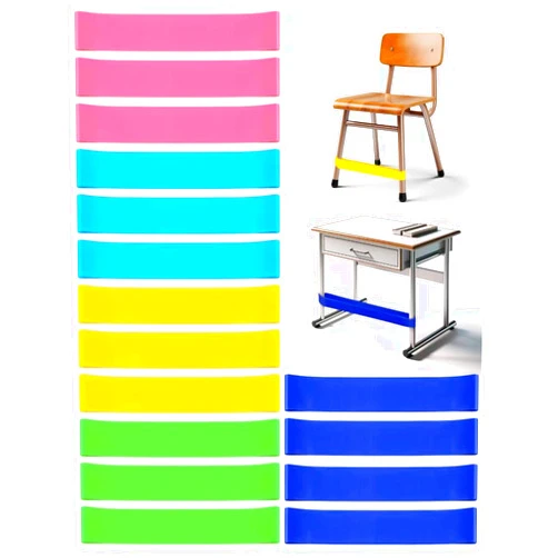WNSIRVY 16 Pack Chair Bands for Kids with Fidgety Feet, ADHD Tools for Kids, Improve Focus & Reduce Restlessness, Chair Bands for Sensory ADHD ADD Autism - Classroom & Home Must Haves (Multicolor)