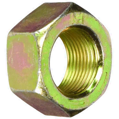 TurnFast High-Strength Steel Hex Nut, Grade 8, Zinc Yellow-Chromate Plated, 7/8