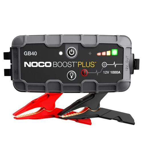 NOCO Boost Plus GB40 1000A UltraSafe Car Battery Jump Starter, 12V Battery Pack, Battery Booster, Jump Box, Portable Charger and Jumper Cables for 6.0L Gasoline and 3.0L Diesel Engines, Gray